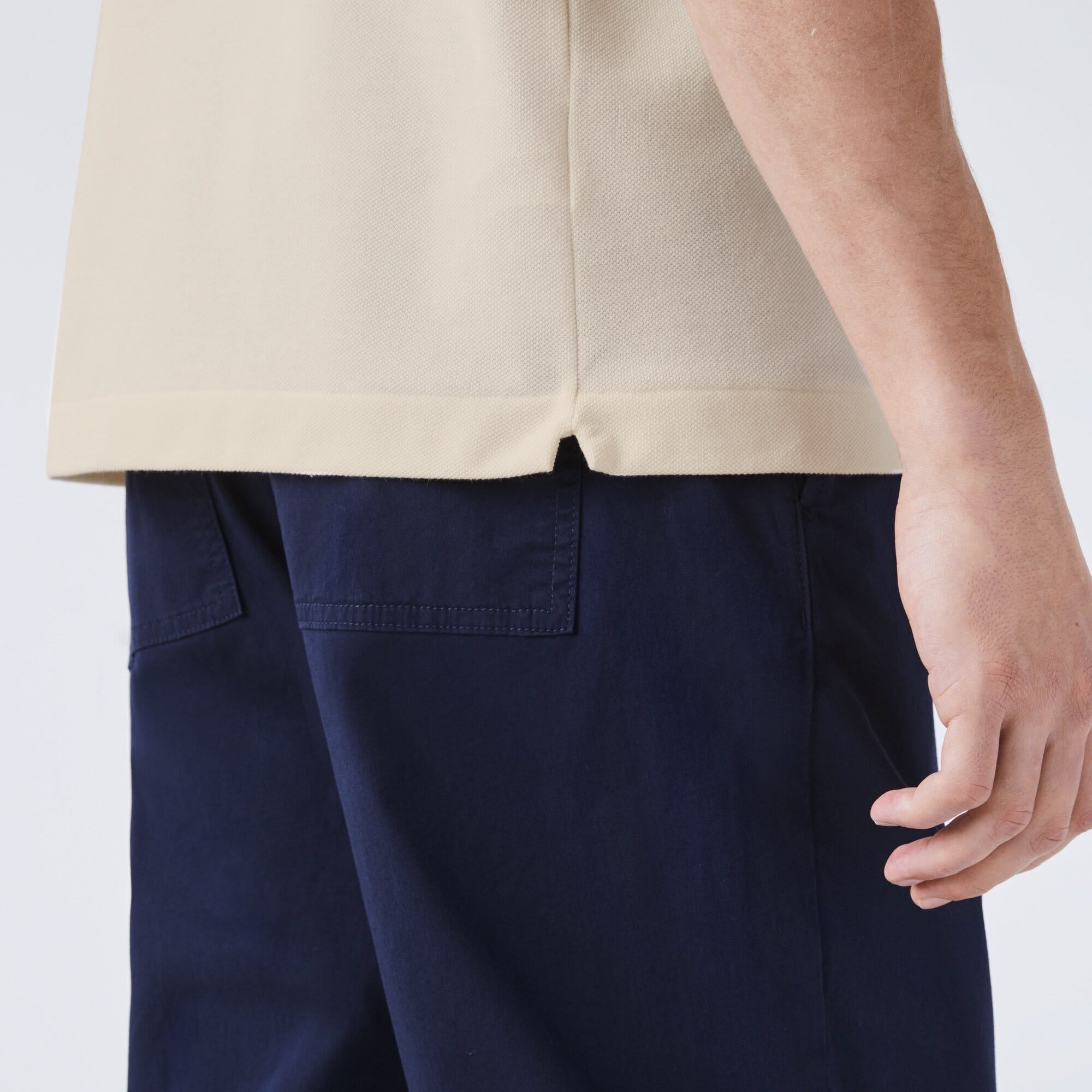 SHORT SLEEVED RIBBED COLLAR SHIRT XFJ LAPLAND
