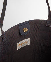 LAYLA TARTAN LARGE TOTE BAG