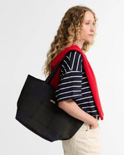 LAYLA TARTAN LARGE TOTE BAG