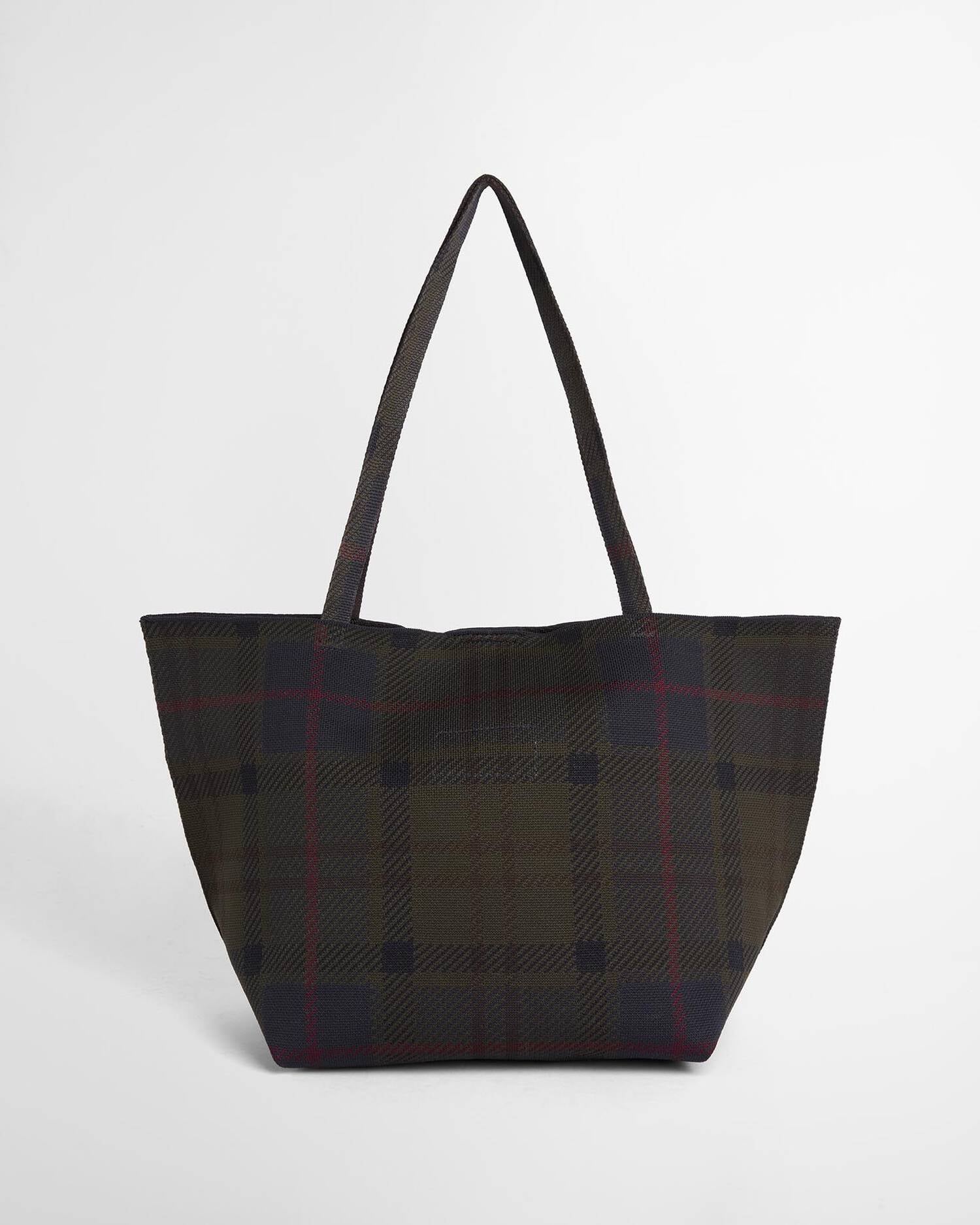 LAYLA TARTAN LARGE TOTE BAG