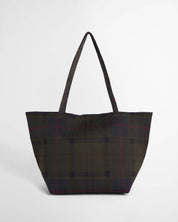LAYLA TARTAN LARGE TOTE BAG