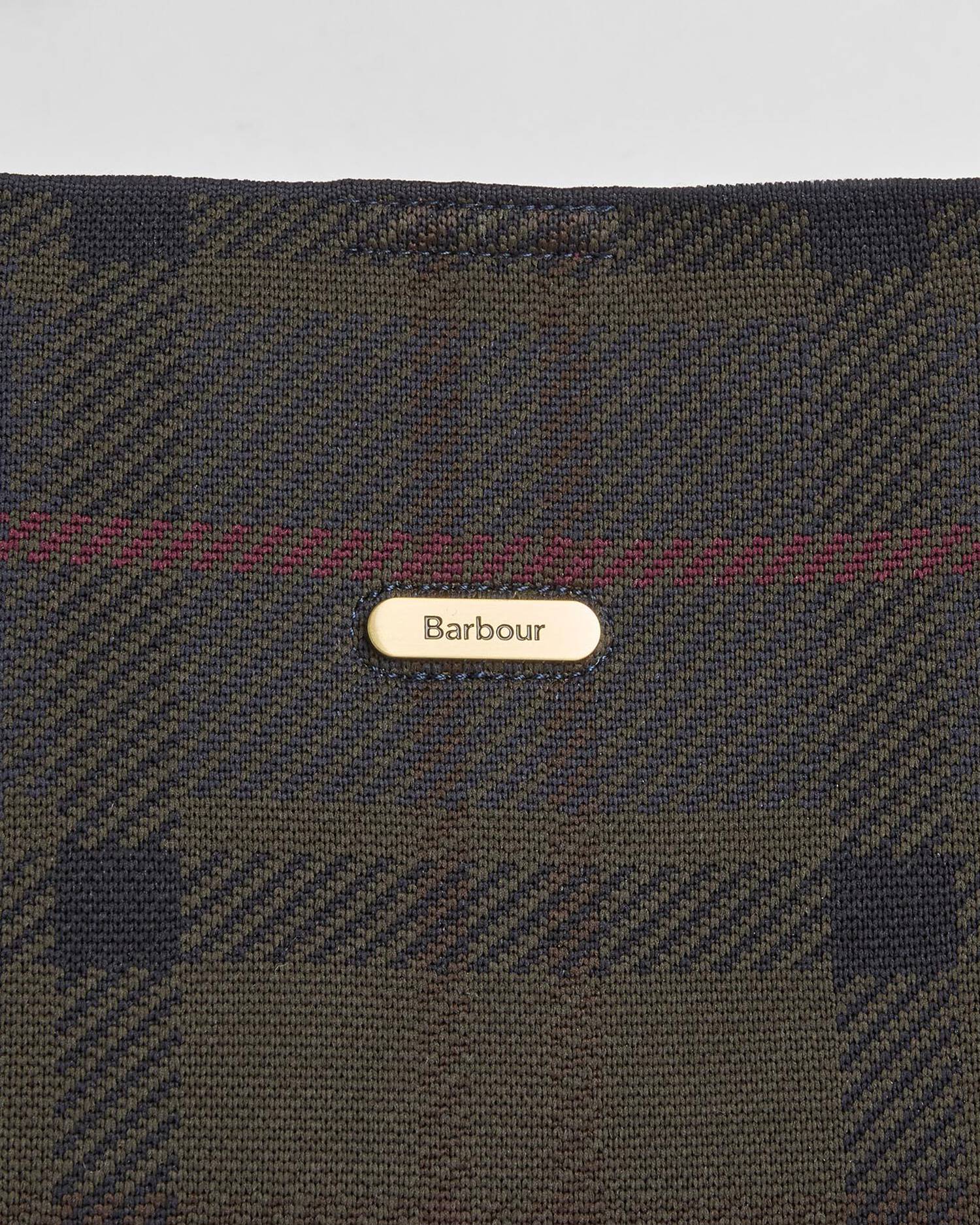 LAYLA TARTAN LARGE TOTE BAG