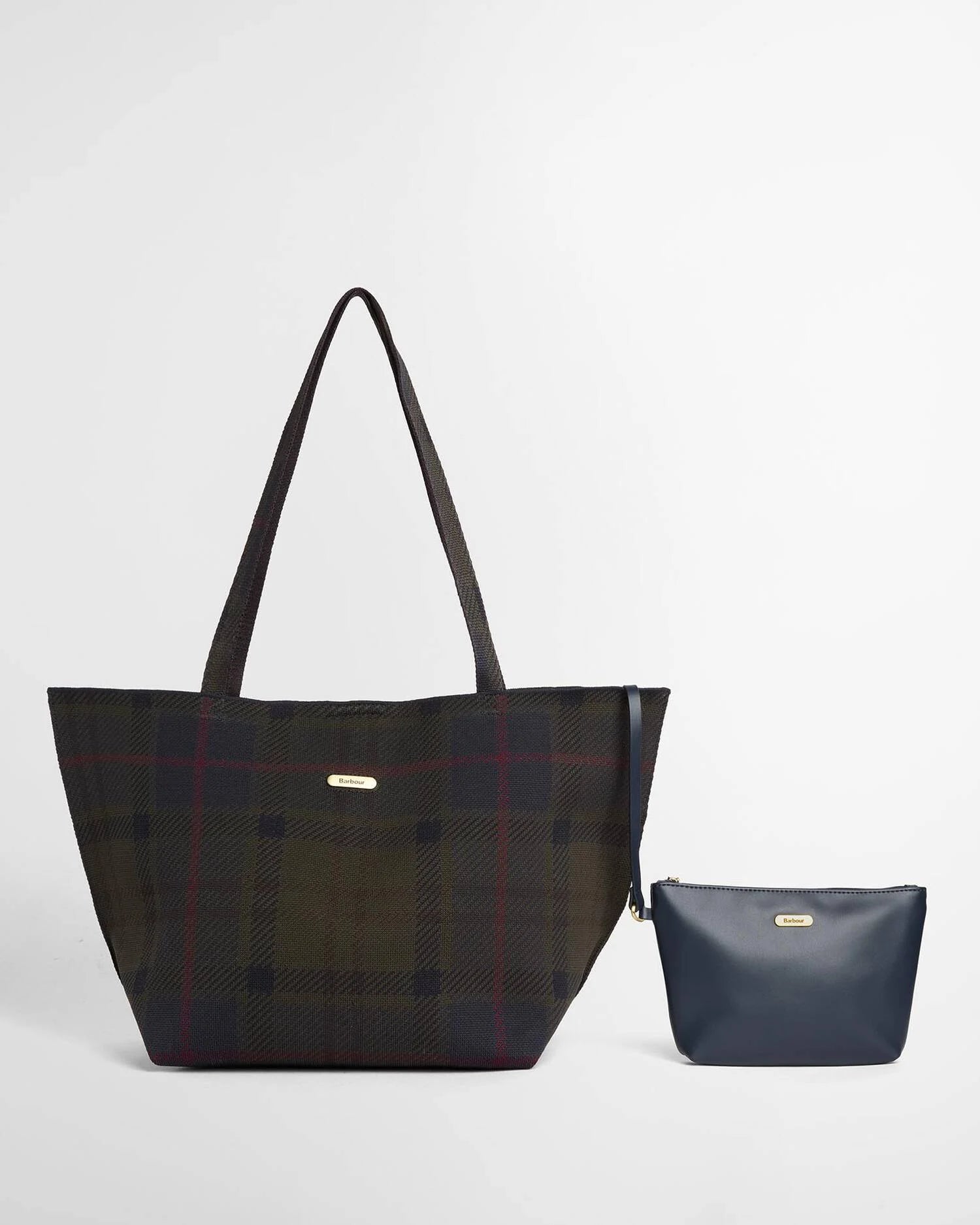 LAYLA TARTAN LARGE TOTE BAG