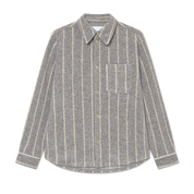 LENNON WOOL PINESTRIPE OVERSHIRT
