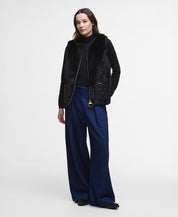 Barbour Karin Faux-Fur Gilet Black Fur