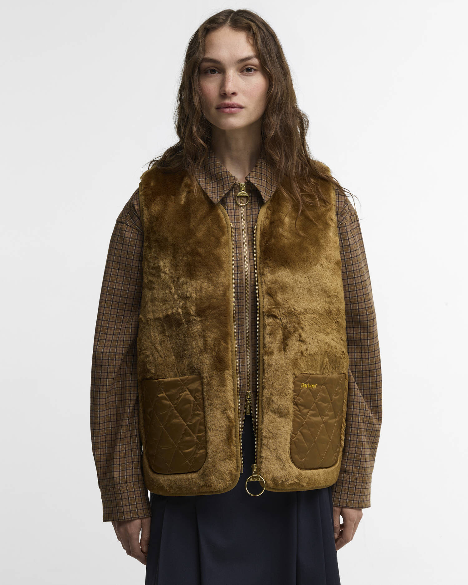 KARIN FAUX FUR GILET