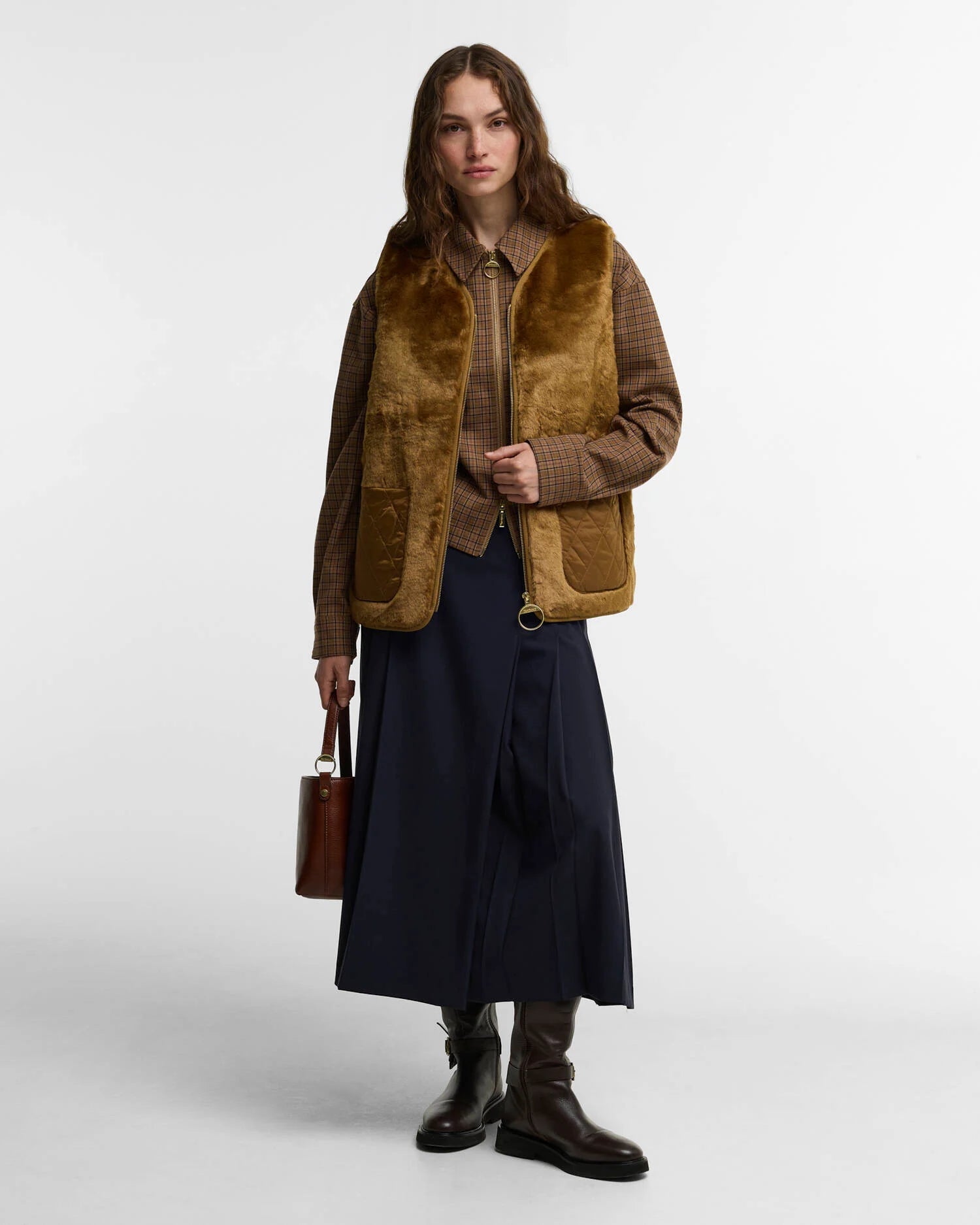 KARIN FAUX FUR GILET