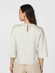 LIORA HEAVY SATEEN BLOUSE