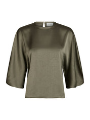 LIORA HEAVY SATEEN BLOUSE