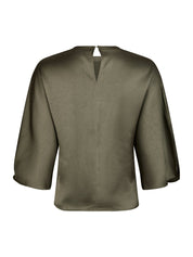 LIORA HEAVY SATEEN BLOUSE