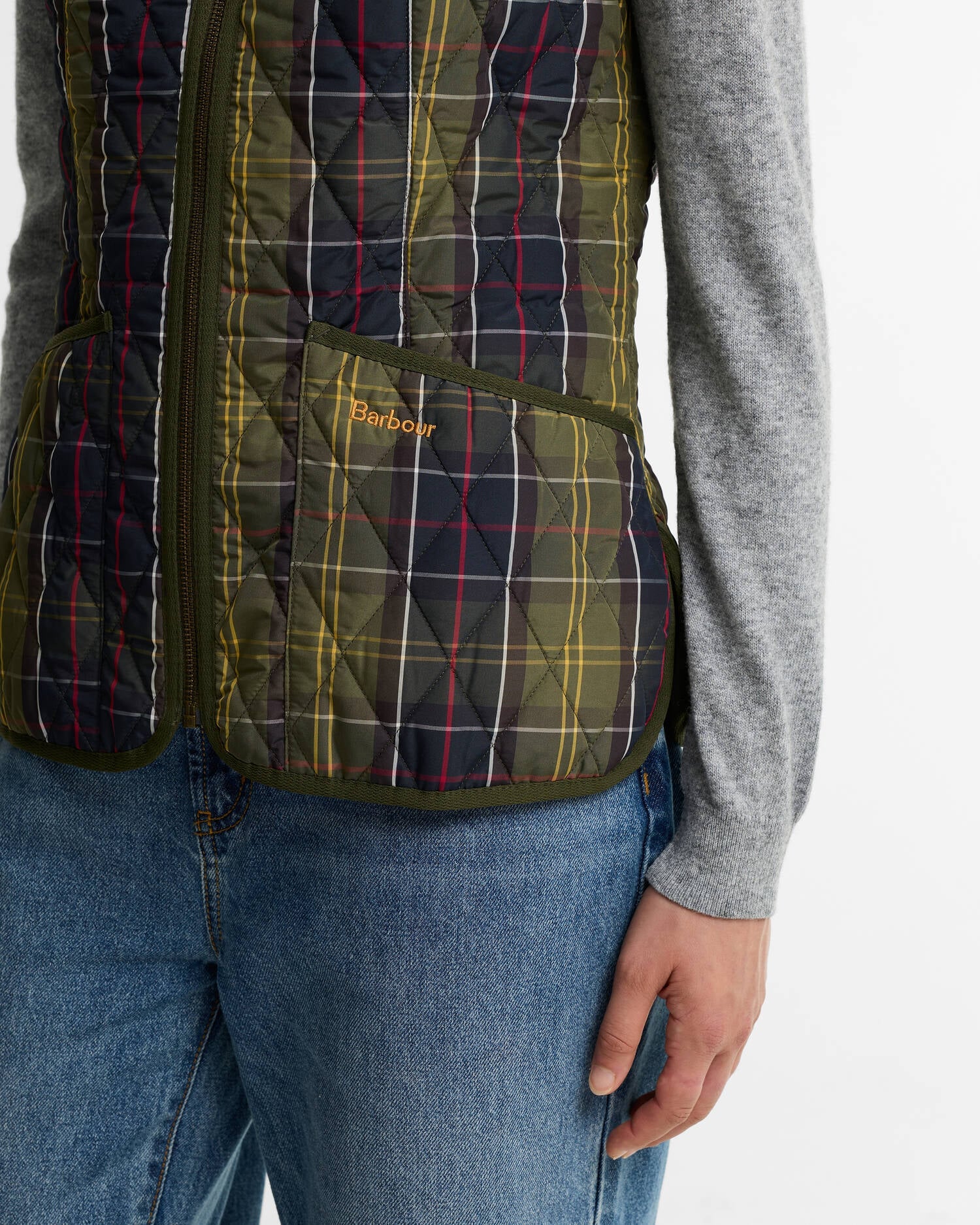 BARBOUR TARTAN BETTY LINER