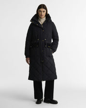 Barbour Alverstone Longline Puffer Jacket Black