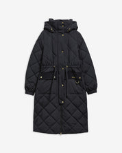 Barbour Alverstone Longline Puffer Jacket Black