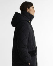 Barbour Alverstone Longline Puffer Jacket Black