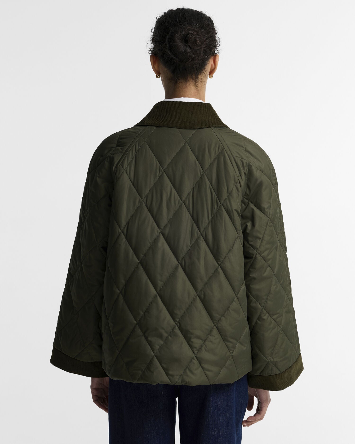 Barbour Kilnwick Quilted Jacket Olive/Shadow Classic – baksida