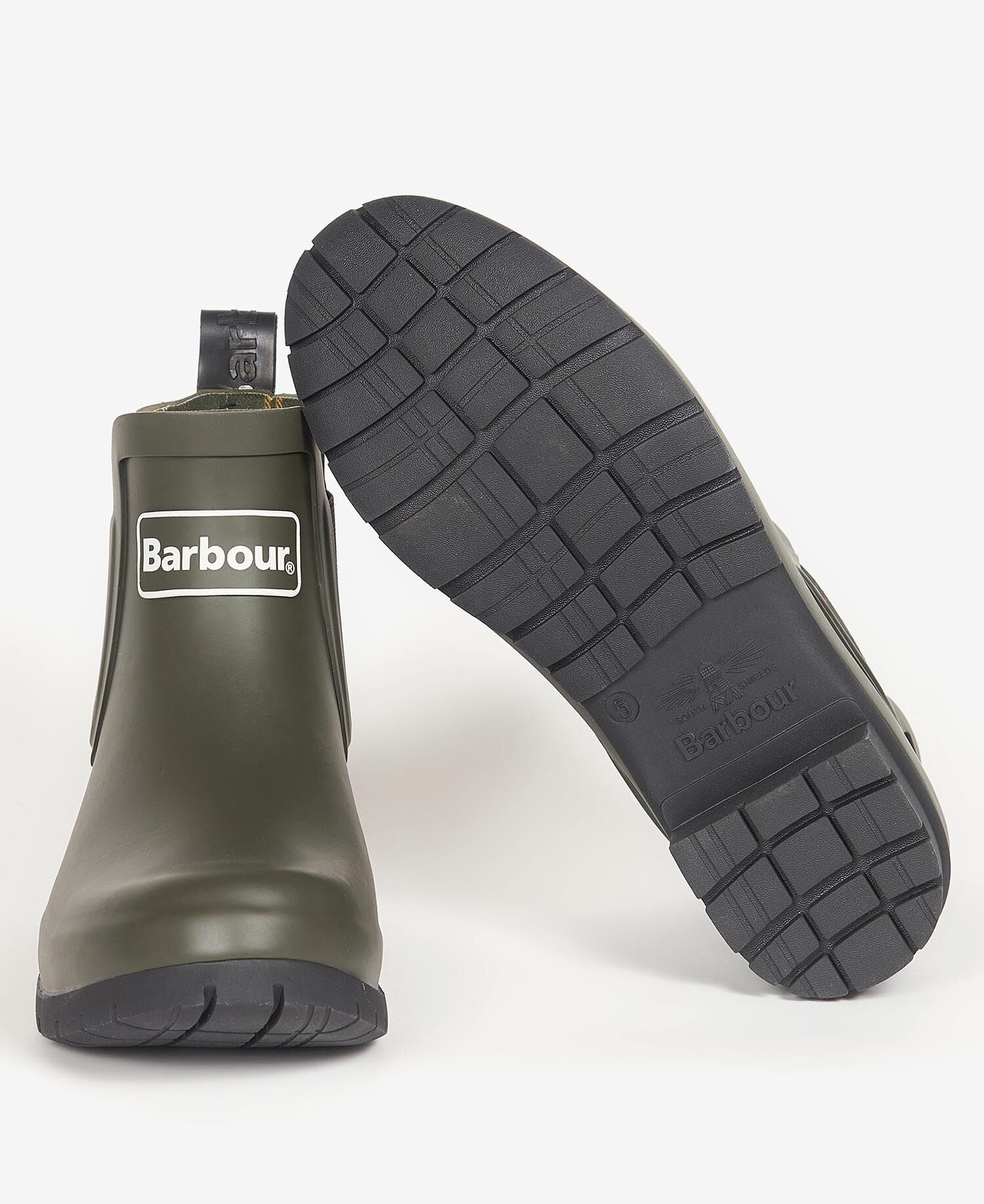 Barbour Kingham Wellingtons Olive – detalj