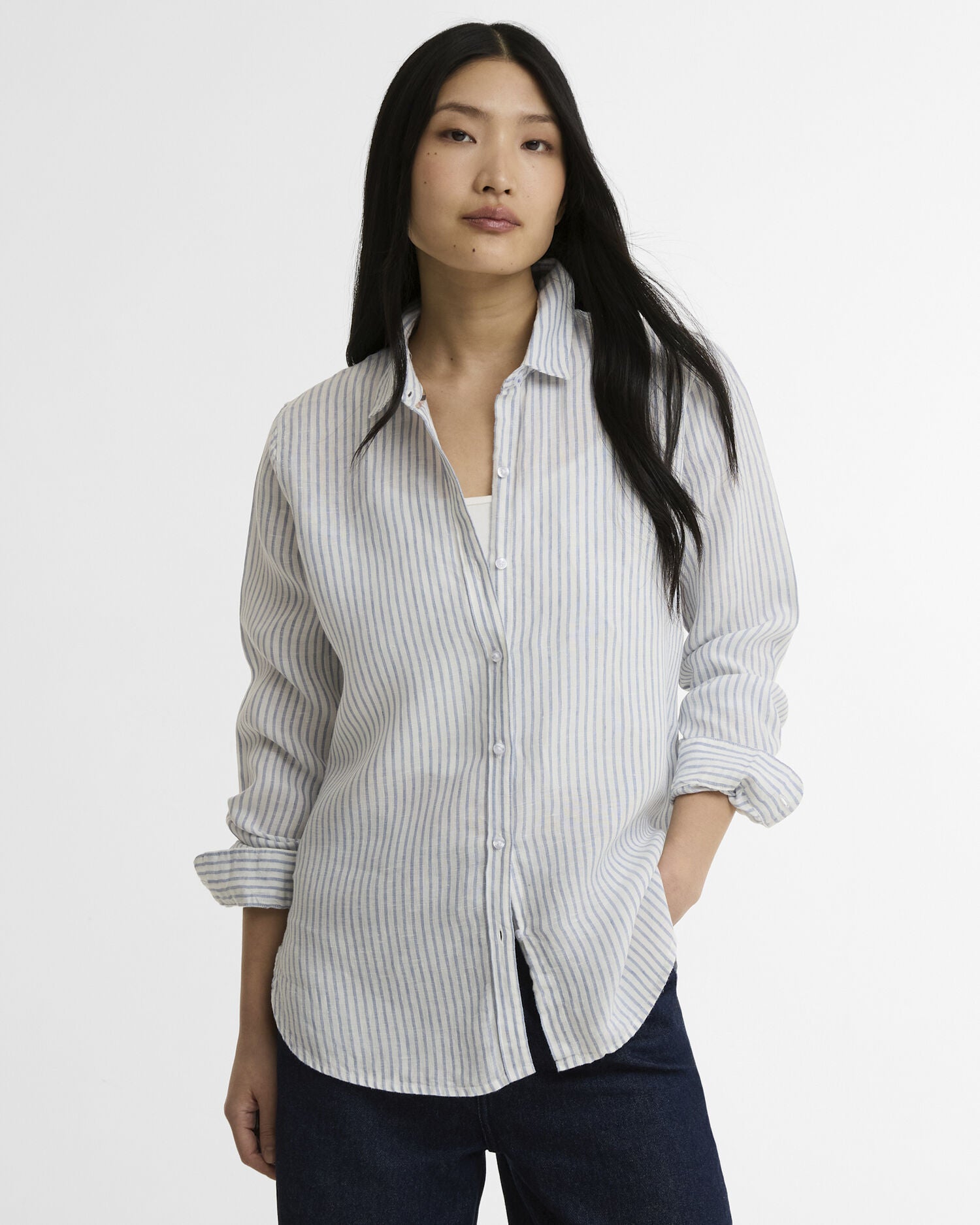 Barbour Marine Shirt Chambray Stripe