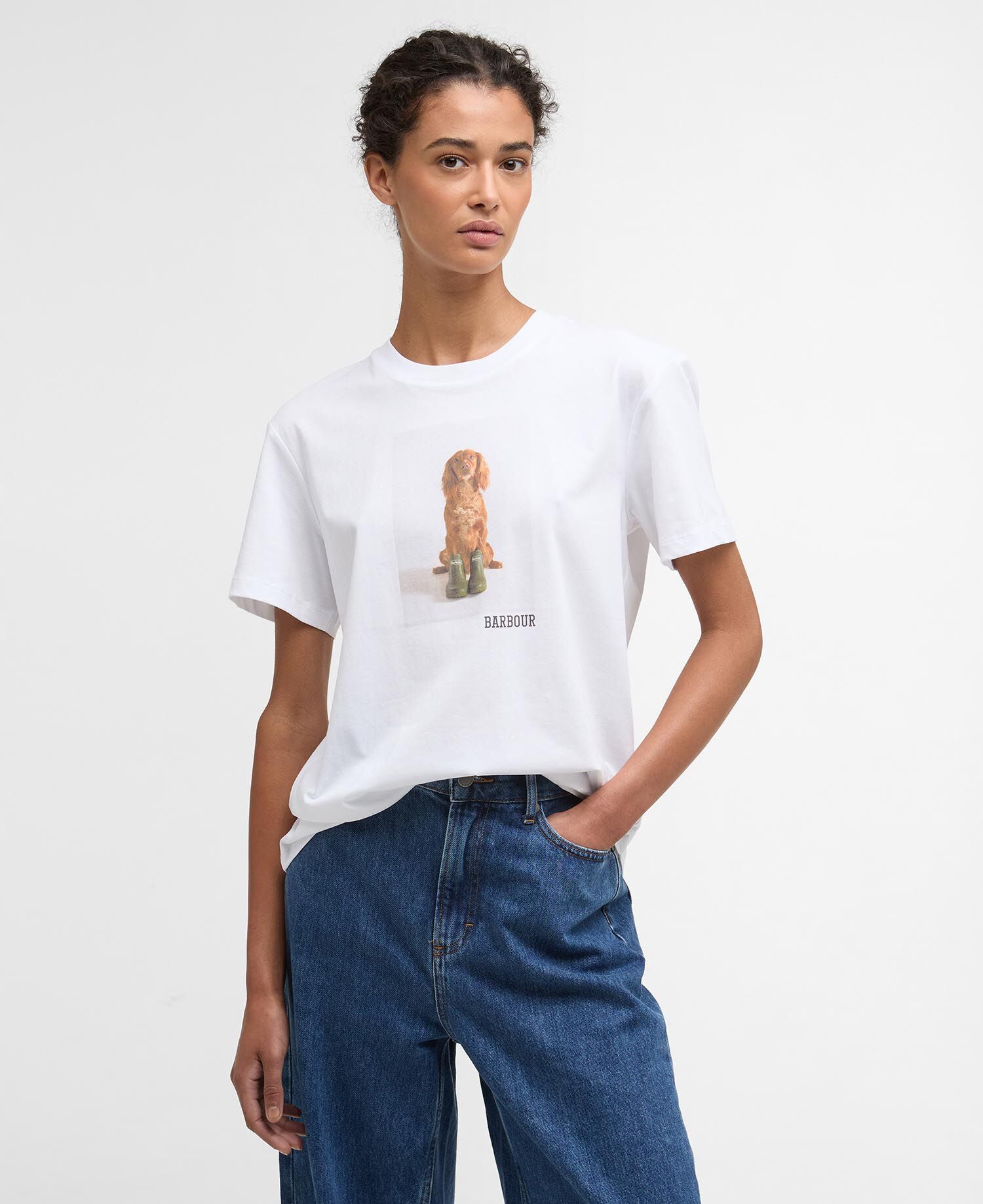 Barbour Bedale Graphic T-Shirt White