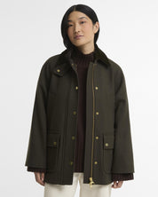 Barbour Bedale Wool Coat Olive