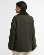 Barbour Bedale Wool Coat Olive