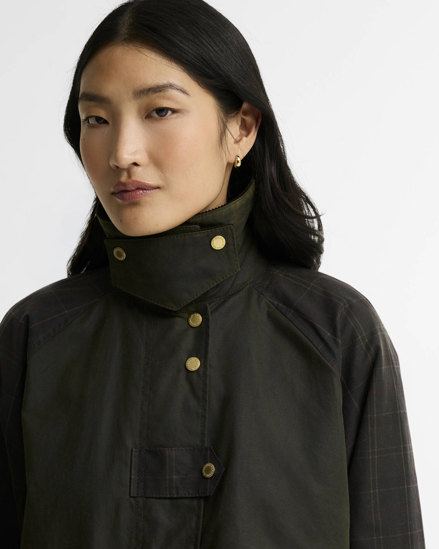 CHECK KIRKLEES WAX JACKET