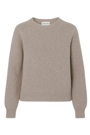 American Dreams Liana Round Neck Pullover, Light Taupe