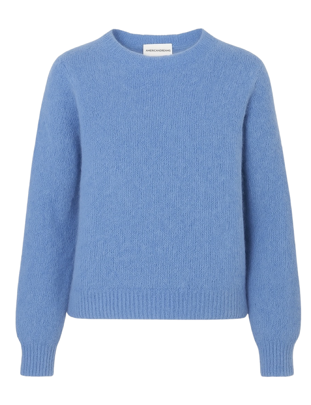 American Dreams Liana Round Neck Pullover, Sky Blue