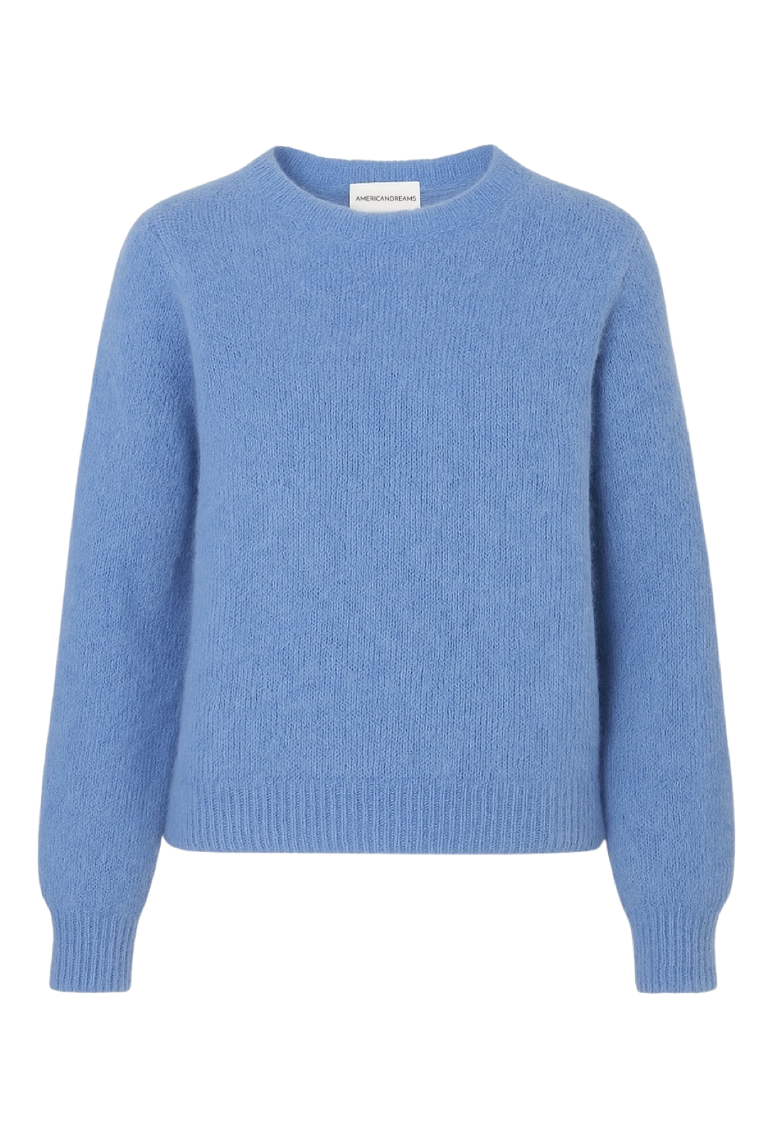 American Dreams Liana Round Neck Pullover, Sky Blue