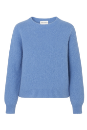 American Dreams Liana Round Neck Pullover, Sky Blue