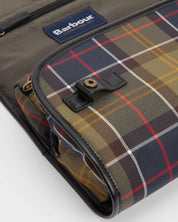 BARBOUR - TARTAN HANGING WASHBAG