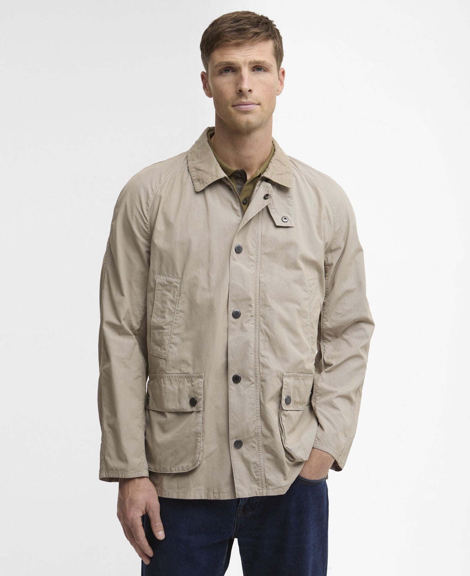 Barbour Ashby Casual Jacket Concrete