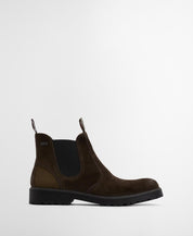 Barbour Patton Chelsea Boots Oiled Brown