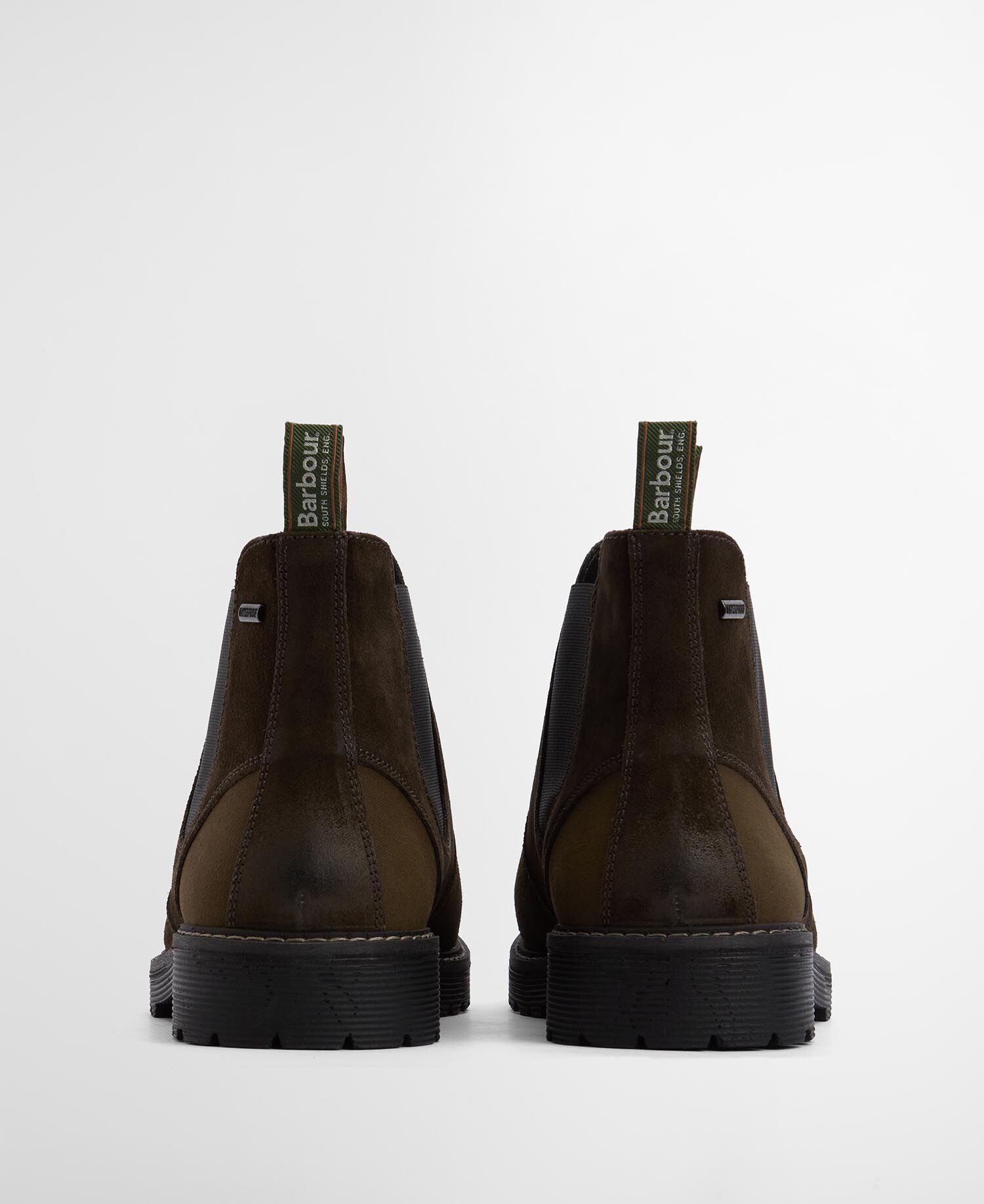 Barbour Patton Chelsea Boots Oiled Brown