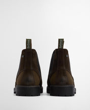 Barbour Patton Chelsea Boots Oiled Brown
