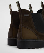 Barbour Patton Chelsea Boots Oiled Brown