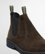 Barbour Patton Chelsea Boots Oiled Brown