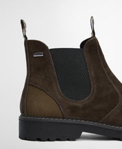 Barbour Patton Chelsea Boots Oiled Brown