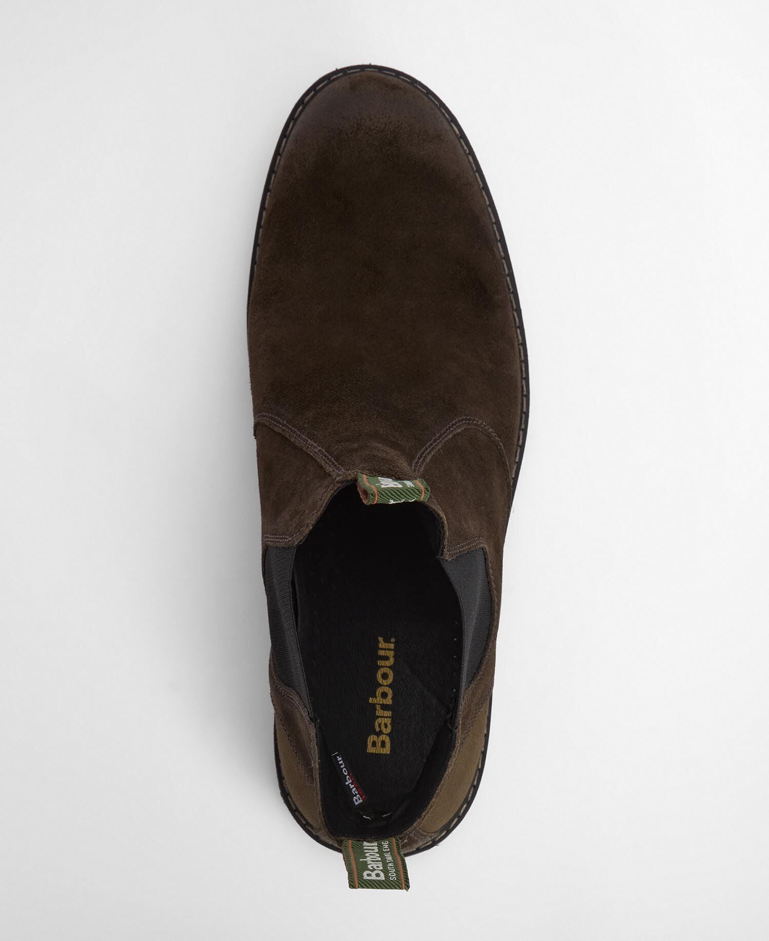 Barbour Patton Chelsea Boots Oiled Brown