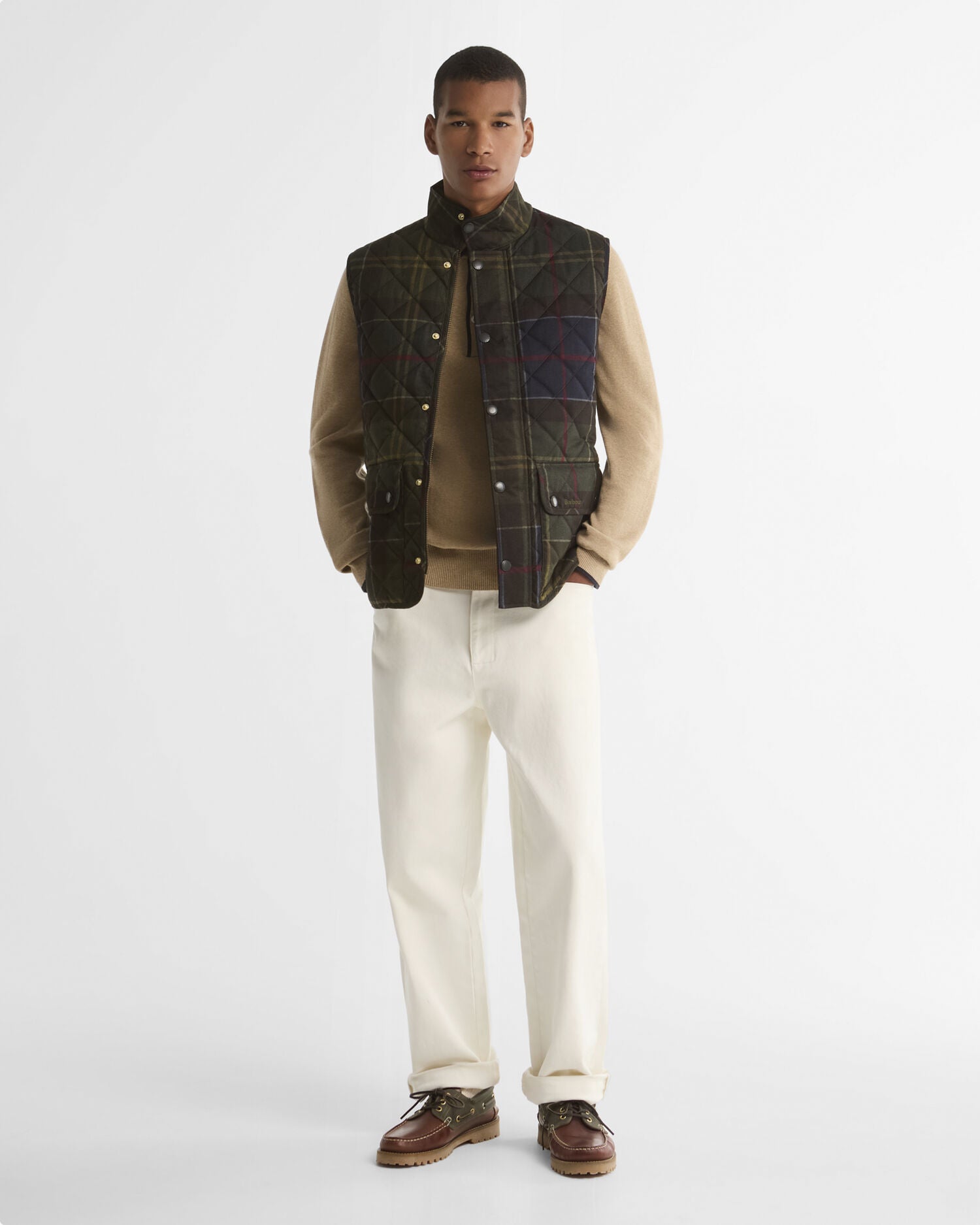 Barbour Icons Tartan Lowerdale Gilet