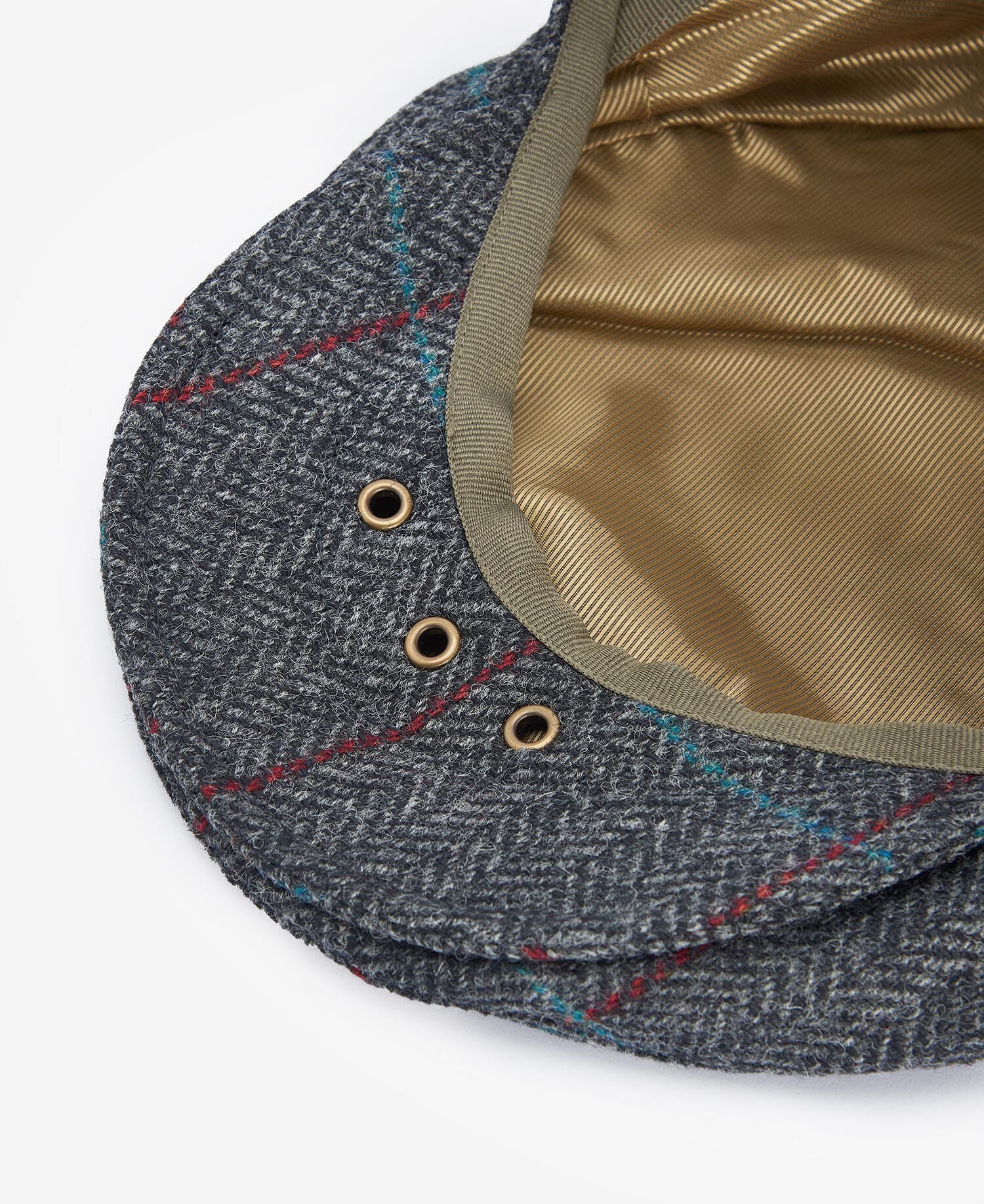 Barbour Crieff Flat Cap Charcoal