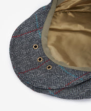 Barbour Crieff Flat Cap Charcoal