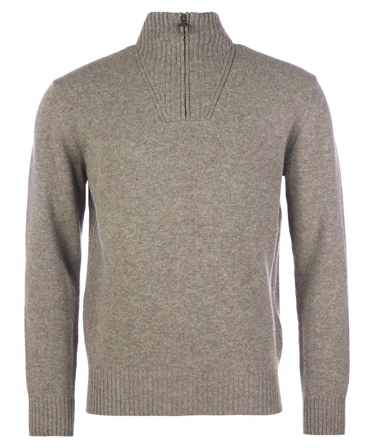 ESSENTIAL LAMBSWOOL HALF ZIP