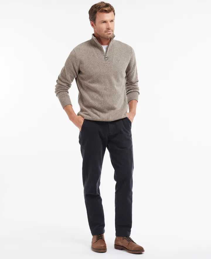 ESSENTIAL LAMBSWOOL HALF ZIP