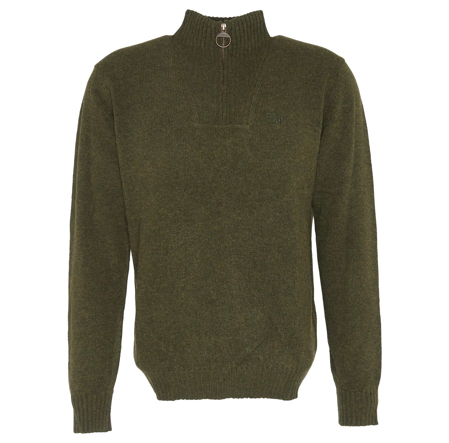 ESSENTIAL LAMBSWOOL HALF ZIP