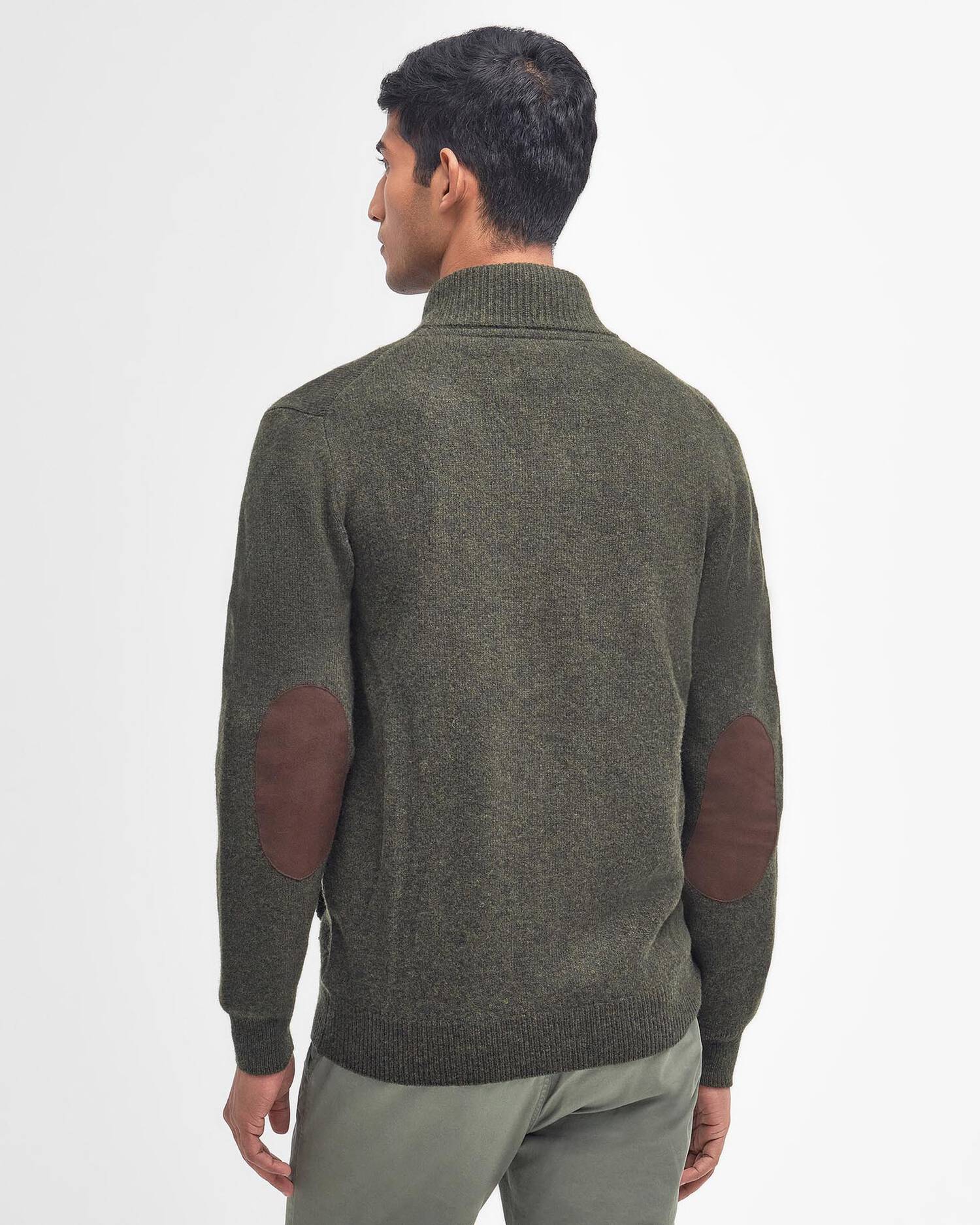 ESSENTIAL ELBOW-PATCH CARDIGAN