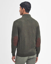 ESSENTIAL ELBOW-PATCH CARDIGAN