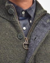 ESSENTIAL ELBOW-PATCH CARDIGAN