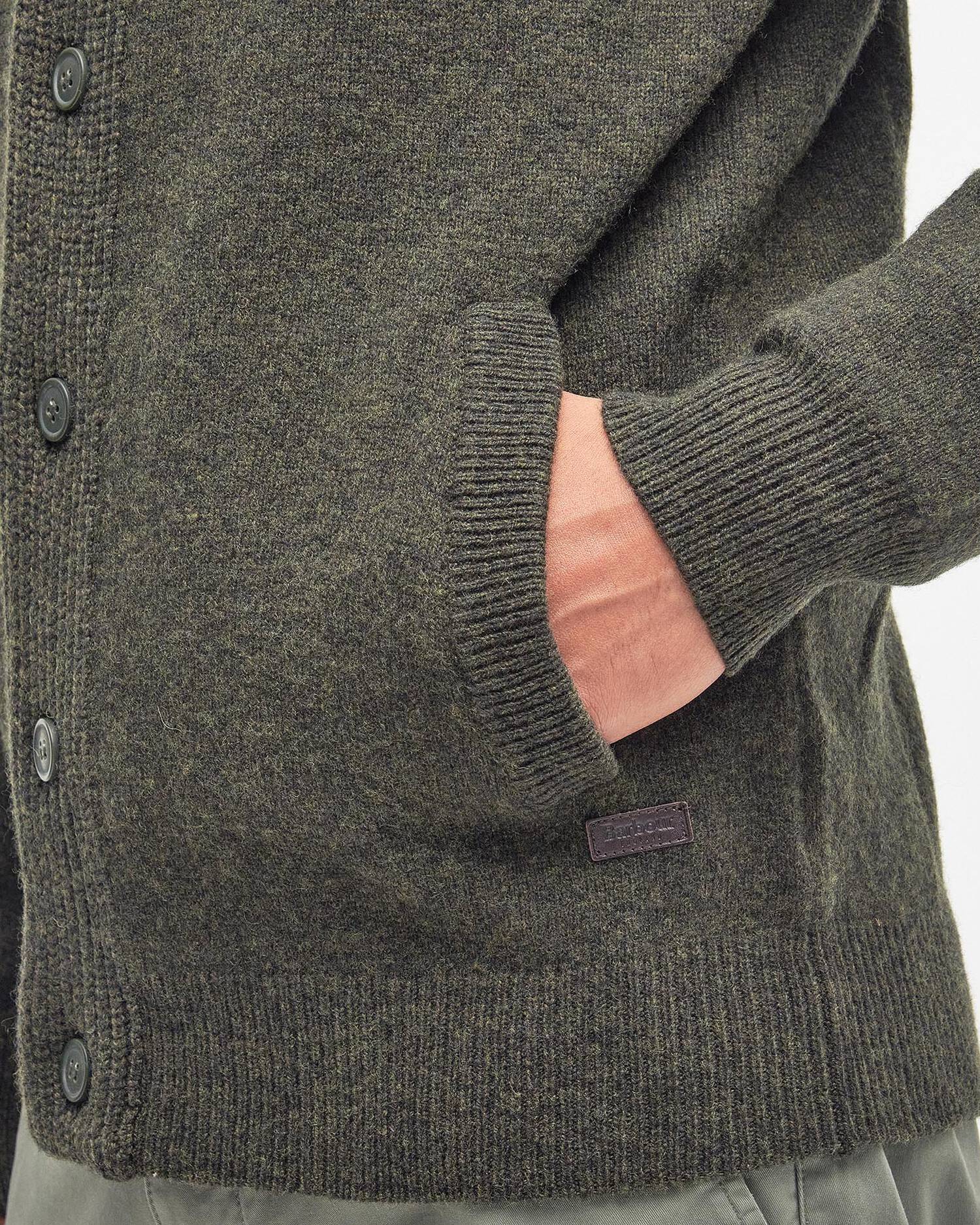 ESSENTIAL ELBOW-PATCH CARDIGAN