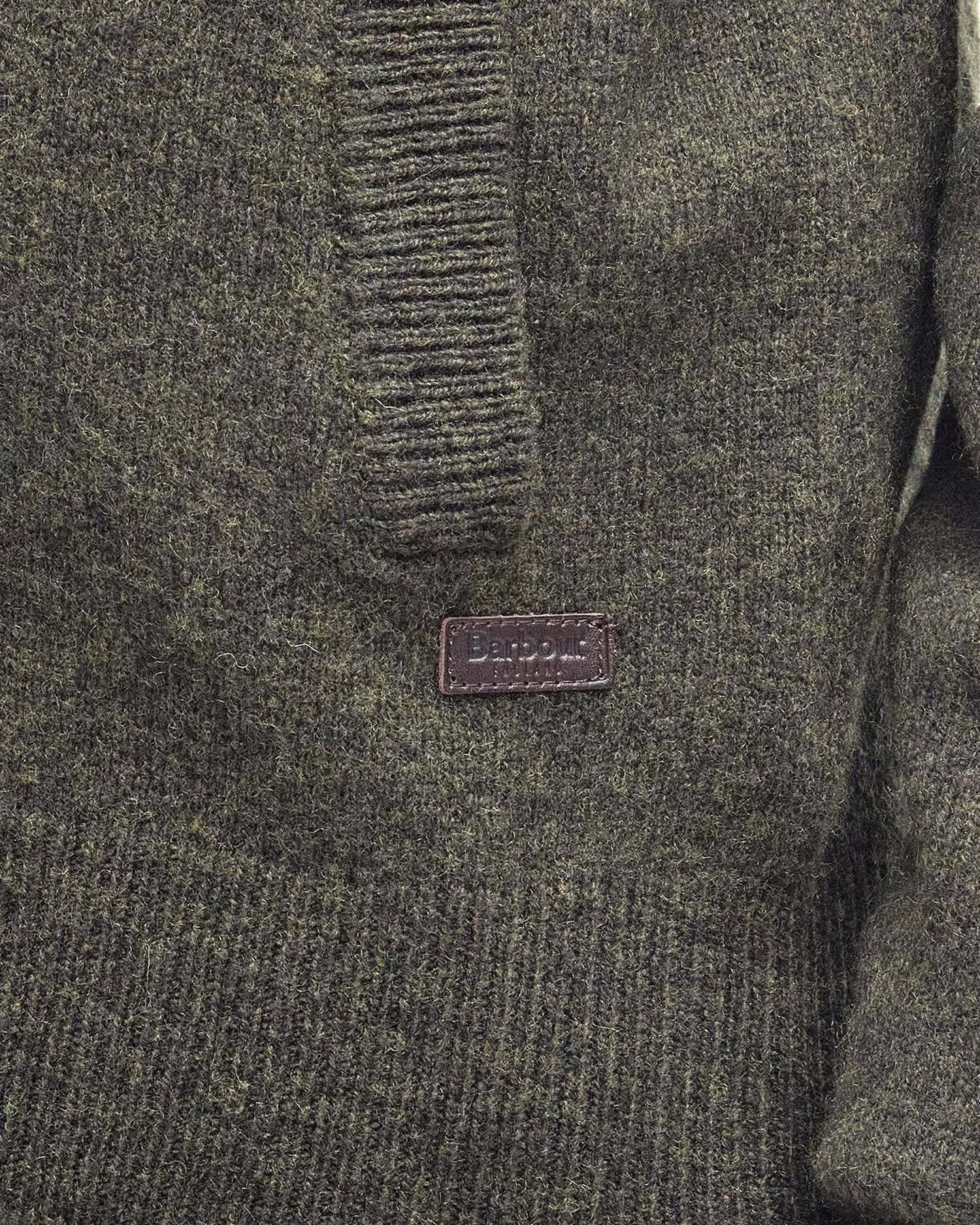 ESSENTIAL ELBOW-PATCH CARDIGAN