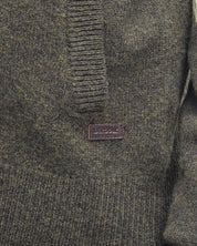 ESSENTIAL ELBOW-PATCH CARDIGAN
